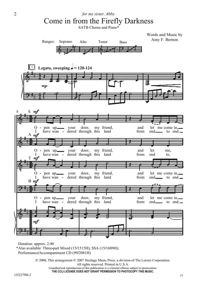 商品为合唱伴奏音频mp3 从萤火虫的黑暗里进来 贝尔农版 合唱伴奏音频 有试听