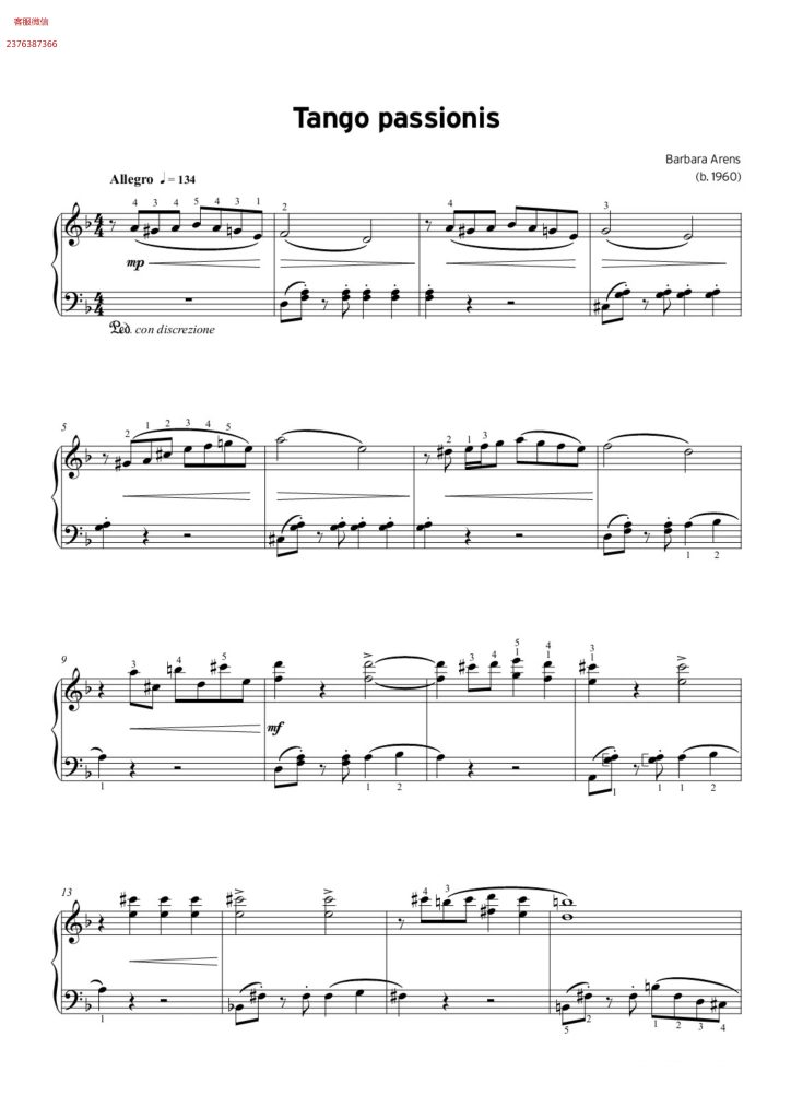 tango passionis 钢琴独奏  多听一秒就爱上的钢琴曲  有试听-云音圈