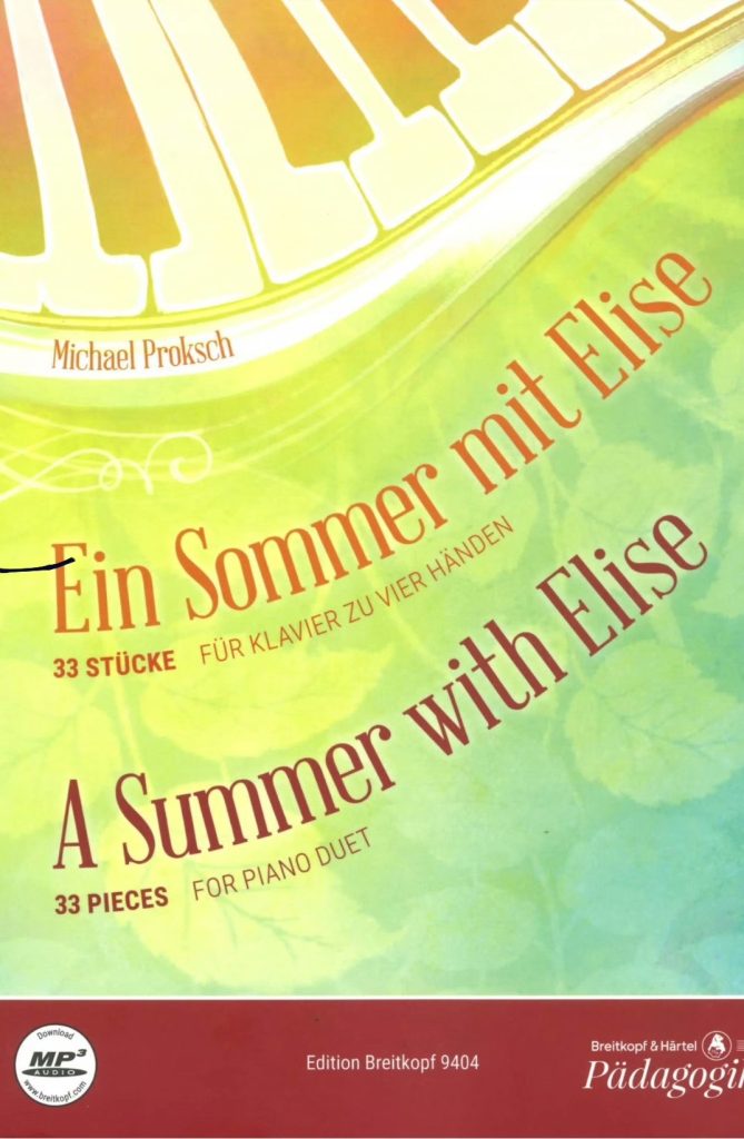 普罗克施 《夏日爱丽丝》 33首钢琴小品 四手联弹乐谱集 大熊原版-云音圈