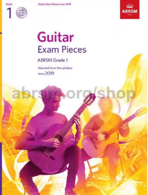 英皇ABRSM 古典吉他考级教材 1-5册 高清版 带音频-云音圈