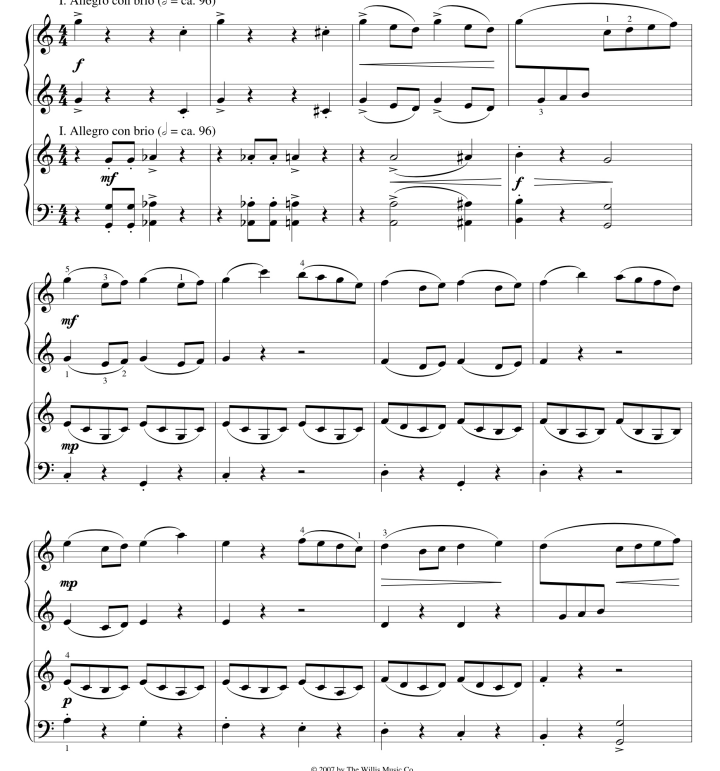第一号钢琴与弦乐协奏曲 双钢琴 有试听-云音圈