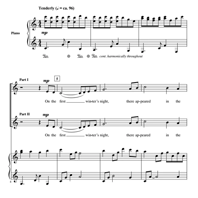 商品为SA 二声部合唱线谱  练声曼波舞 Solfege Mambo 米勒版 童声女声  有试听-云音圈
