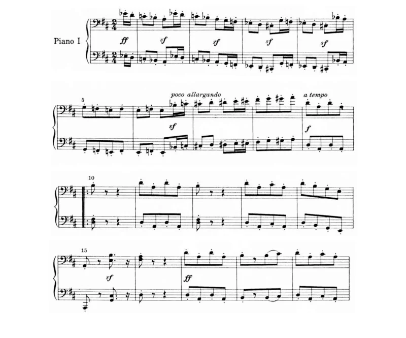 威风凛凛进行曲 双钢琴 八手联弹谱  有试听-云音圈