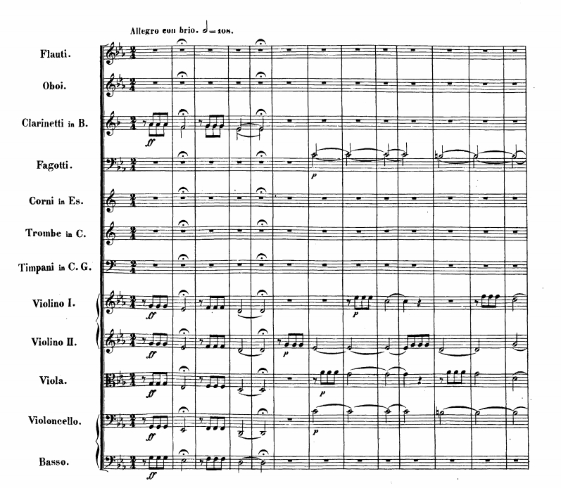 贝多芬 命运交响曲 Symphony No.5, Op.67 管弦乐总谱+分谱  有试听-云音圈