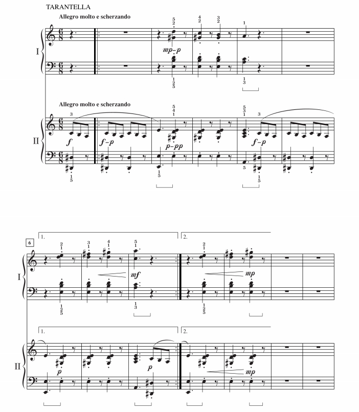 浪漫协奏曲第三乐章 concerto romantique III 四手联弹谱  有试听-云音圈
