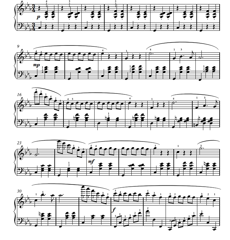 留声机圆舞曲 eugen doga gramofon waltz 钢琴独奏  有试听-云音圈