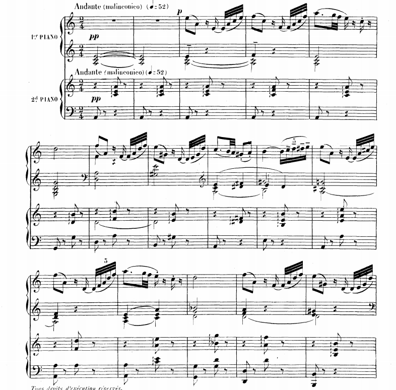 引子与回旋随想曲 Introduction and Rondo capriccioso 双钢琴谱  有试听-云音圈