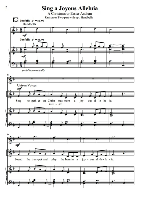 商品为合唱伴奏音频mp3 Sing a Joyous Alleluia 斯佩伐克版 合唱伴奏音频 有试听-云音圈