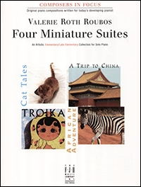 露博斯 钢琴作品集 《四首小品组曲》 Four Miniature Suites 钢琴独奏曲集 初级难度 共2本-云音圈