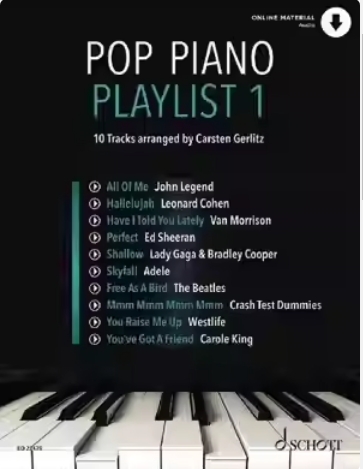 Pop Piano Playlist流行音乐列表1-2两册-云音圈