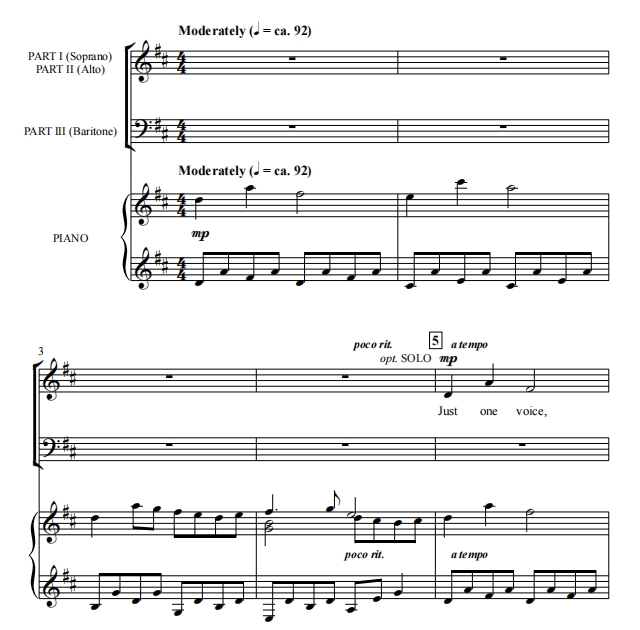 商品为SAB 三声部合唱线谱 让世界充满音乐 Fill the World with Music 瓦戈纳版 混声合唱谱 有试听-云音圈
