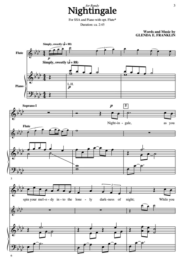 商品为合唱伴奏音频mp3 夜莺 Nightingale 富兰克林版 合唱伴奏音频 有试听-云音圈