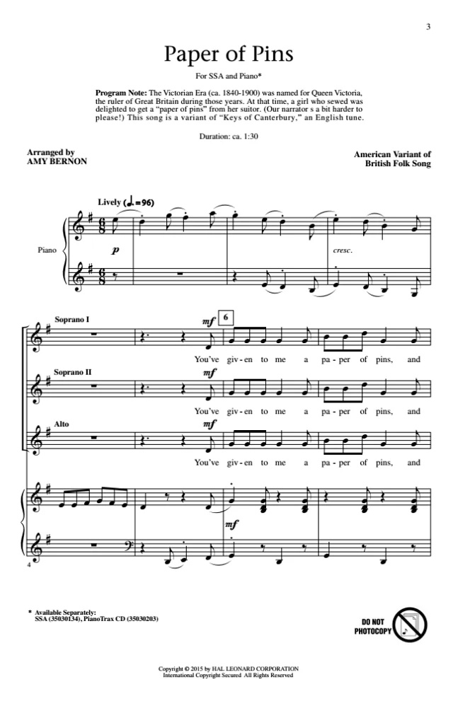 商品为合唱伴奏音频mp3 纸别针 Paper of Pins 合唱伴奏音频 有试听-云音圈