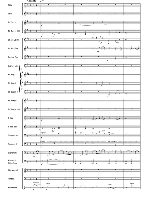 Playing Love 海上钢琴师 中级管乐 交响管乐合奏总谱 有试听-云音圈