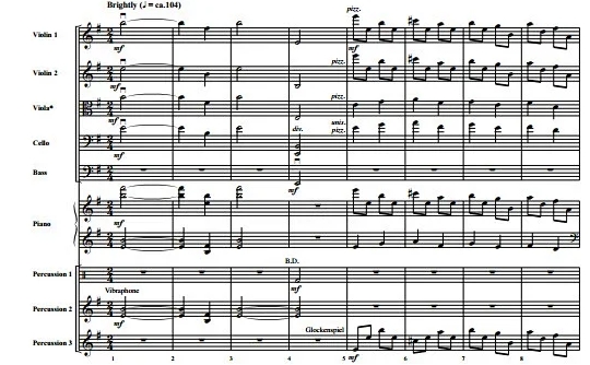圣诞歌 Joyeux Noel 中级 交响弦乐合奏总谱+分谱（3.5级） 有试听-云音圈