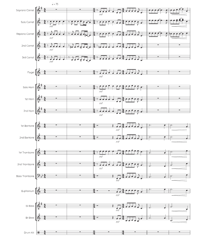 标价非售价 波西米亚狂想曲 约翰版 铜管乐队 总谱+分谱 有试听-云音圈
