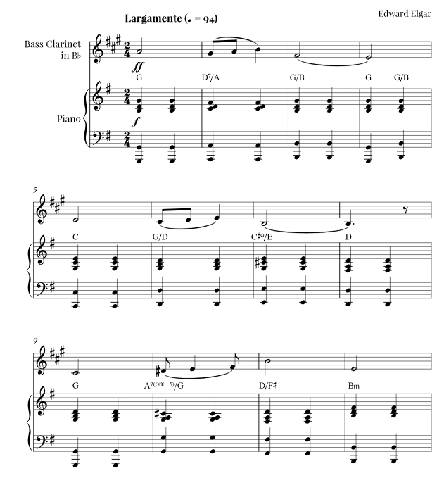 标价非售价 威风堂堂进行曲 华彩版 单簧管钢琴 总分谱 有试听-云音圈