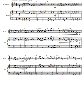 Basin Street Blues 单簧管钢琴 带分谱-云音圈