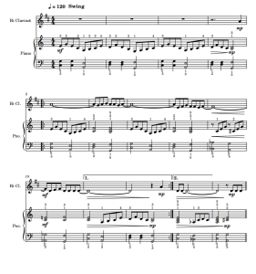 Blue Moon 单簧管钢琴 带分谱-云音圈