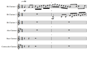 Canzona per Sonare No. 2 单簧管六重奏 总分谱-云音圈