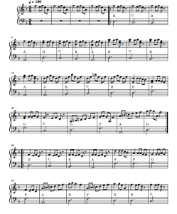 Carol of the Bells 手风琴独奏谱-云音圈