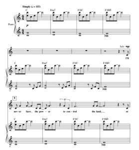 Christmas Lullaby 新世界之歌 SATB 四声部混声 合唱线谱  有试听-云音圈