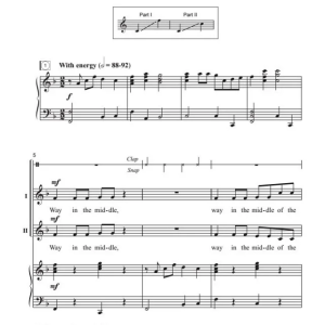 Ezekiel Saw The Wheel SA 二声部童声女声 莱特福特版 合唱线谱-云音圈