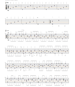 Fantasia on a Canon 吉他独奏谱-云音圈