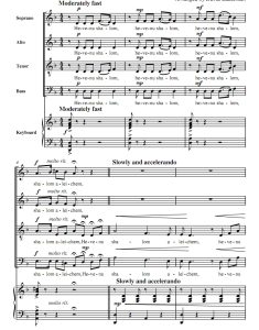 商品为SATB 四声部合唱线谱 Hevenu Shalom Aleichem 埃德尔曼版 混声合唱+钢琴 有试听-云音圈