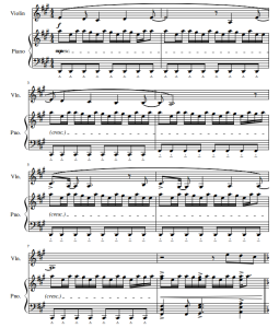 Kiss Of Death 小提琴钢琴 带分谱-云音圈