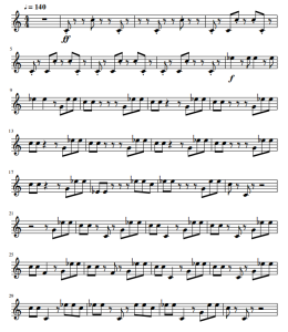 Soul Bossa Nova 单簧管独奏谱-云音圈