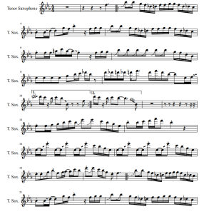 The Real Benny Hill Theme 萨克斯独奏谱-云音圈