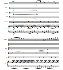 The Swan 弦乐五重奏+钢琴 带分谱-云音圈