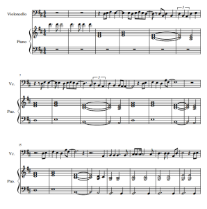 This is Gospel 大提琴钢琴 总分谱-云音圈