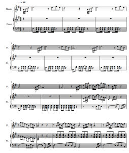 Wish you were here 长笛钢琴 带分谱-云音圈