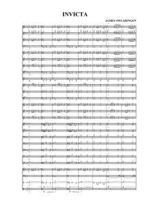 所向披靡  Invicta 3级 交响管乐  总分谱-云音圈
