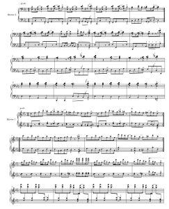 古巴节日 双钢琴谱 有试听-云音圈