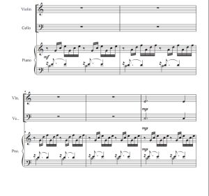 圣母颂  小提琴大提琴钢琴重奏总分谱  有试听-云音圈