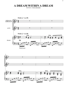梦中梦 SSA 三声部童声女声 格雷版 合唱线谱  有试听-云音圈
