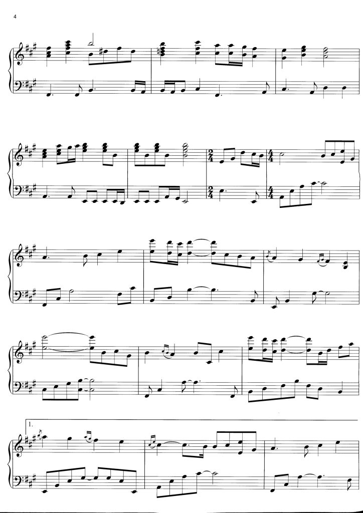 图片[4]-雅尼 天下一家钢琴独奏曲集-云音圈