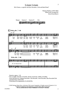 Lirum Lirum 阿卡贝拉 SSA 三声部童声女声 合唱线谱 有试听-云音圈