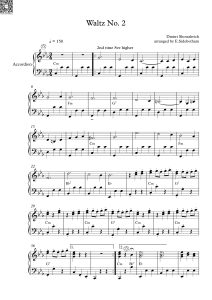 第二圆舞曲 手风琴独奏  有试听-云音圈