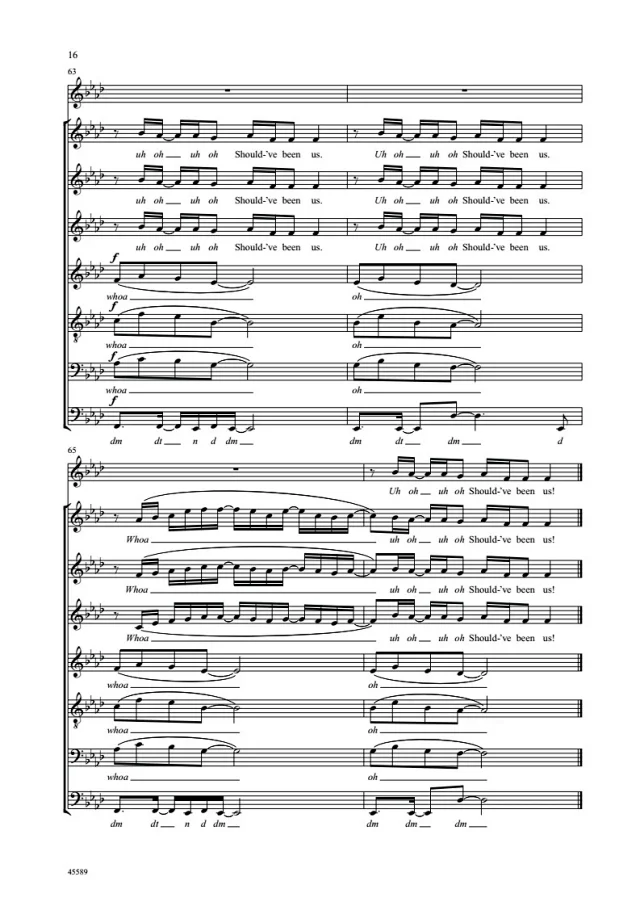 图片[2]-Should’ve Been Us 阿卡贝拉 SATB 四声部混声无伴奏 合唱线谱  有试听-云音圈