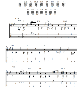 Tears in Heaven 吉他独奏谱 有试听-云音圈