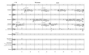 《Opa!》中级  打击乐十重奏总谱  有试听-云音圈