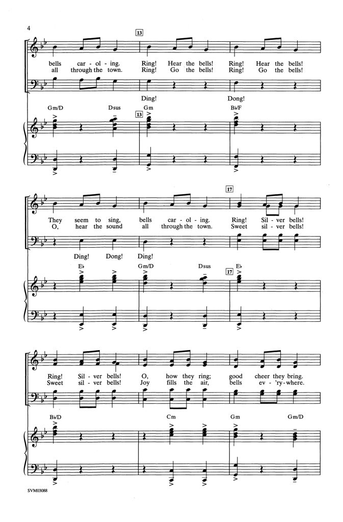 图片[2]-钟声颂歌 Carol of the Bells  SATB 放克版 四声部合唱线谱  有试听-云音圈