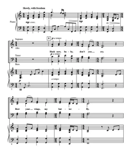 乔许葛洛班 Lullaby SATB 四声部混声 流行合唱线谱  有试听-云音圈