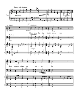 乔许葛洛班 Lullaby TTBB 四声部男声 流行合唱线谱  有试听-云音圈