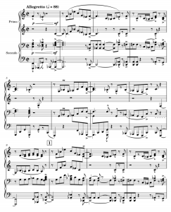 卡普斯汀小交响曲Op. 49 第三乐章 间奏曲 小快板 四手联弹  有试听-云音圈