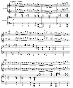 卡普斯汀小交响曲Op. 49 第四乐章 回旋曲 急板 四手联弹  有试听-云音圈